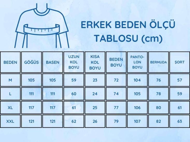 Yeşil Uzun Kollu Lİkralı Erkek Pijama Takımı 1187UKL