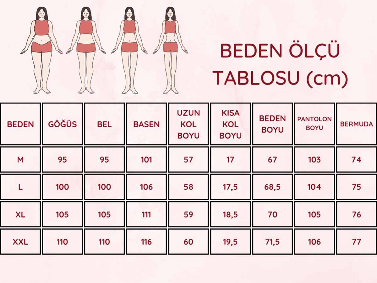 Pembe%20%20Kışlık%20Penye%20Uzun%20Kollu%20%20Bayan%20Pijama%20Takımı%202762UK